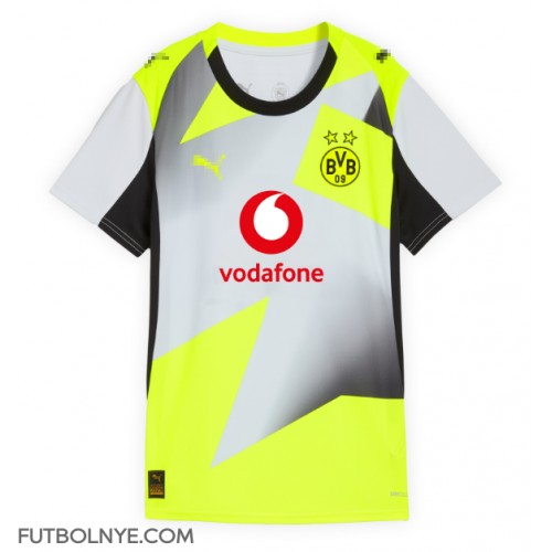 Camiseta Borussia Dortmund Visitante Equipación para mujer 2025-26 manga corta